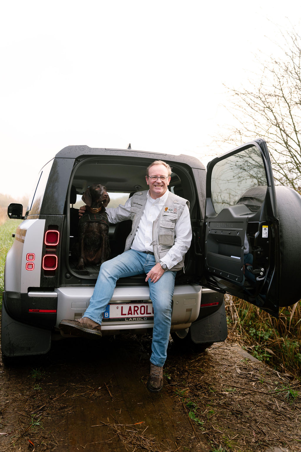 Lode met een hond